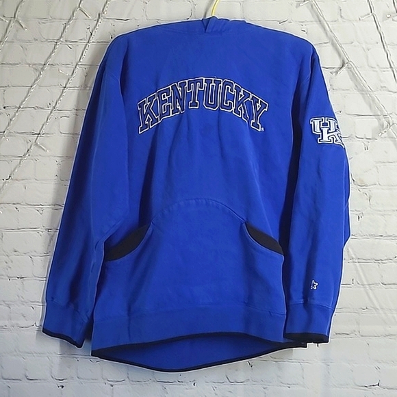 Y2K STARTER University of Kentucky Wildcats Cats UK Embroidered Hoodie Size M - Picture 7 of 16